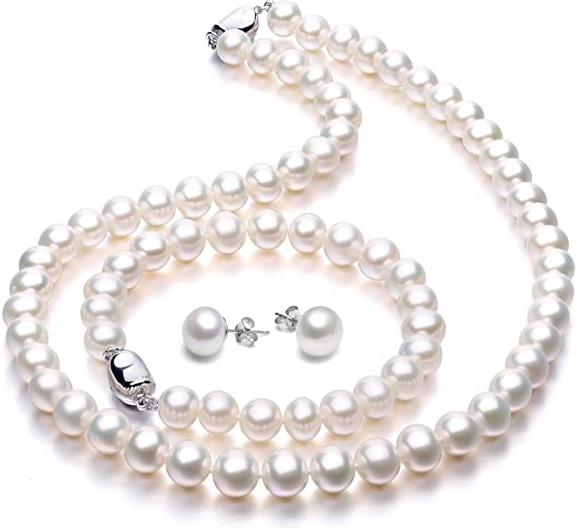 Freshwater Cultured Pearl Necklace Set