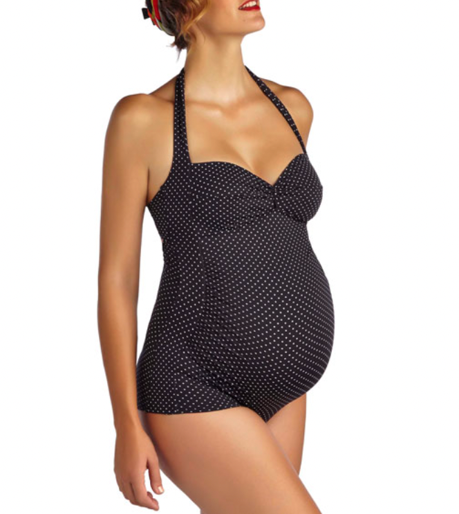 Pez D'Or Maternity Montego Bay Jacquard One-Piece Swimsuit