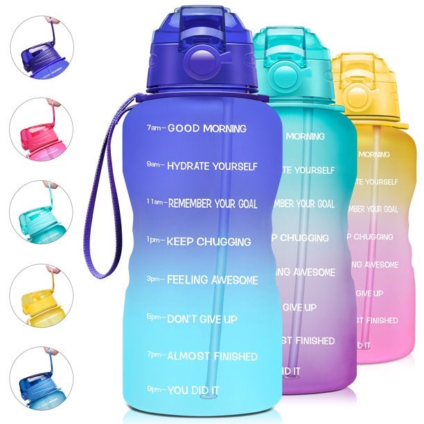 Giotto Large Motivational Water Bottle 