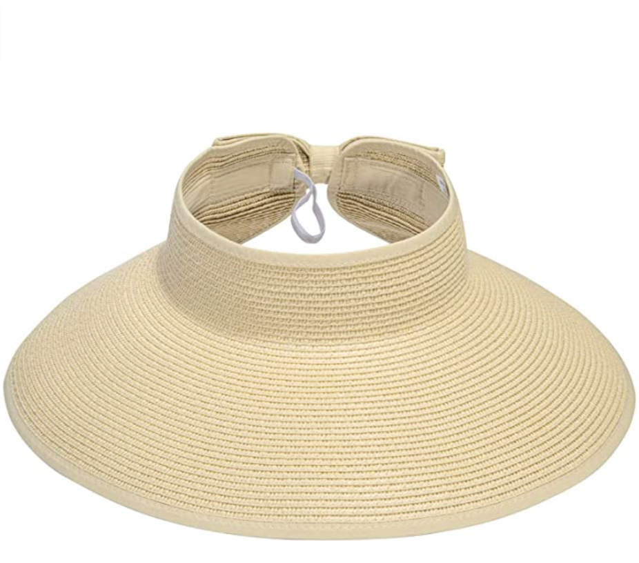 Simplicity UPF 50+ Straw Sun Hat