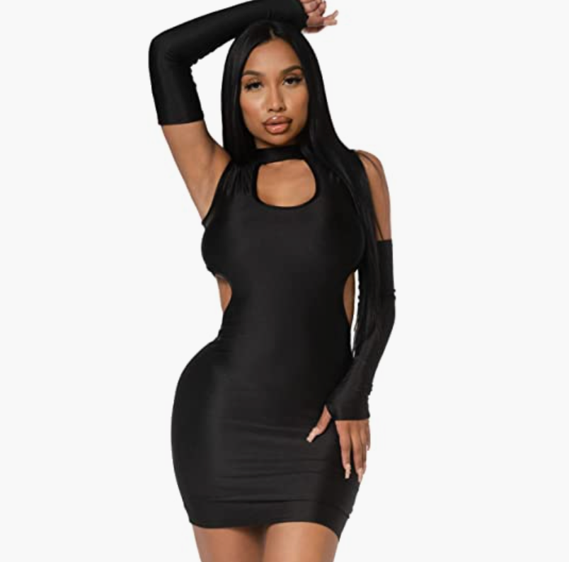 Euphoria Maddy Outfit Dress Women Hollow Out Bodycon Dress