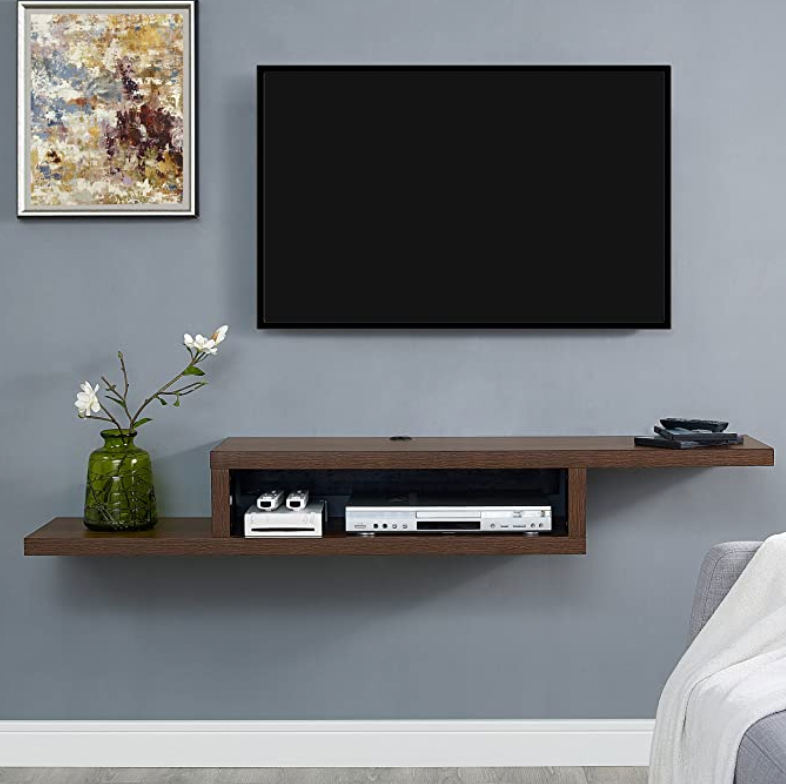 Martin Furniture Asymmetrical Floating Wall Mounted Console