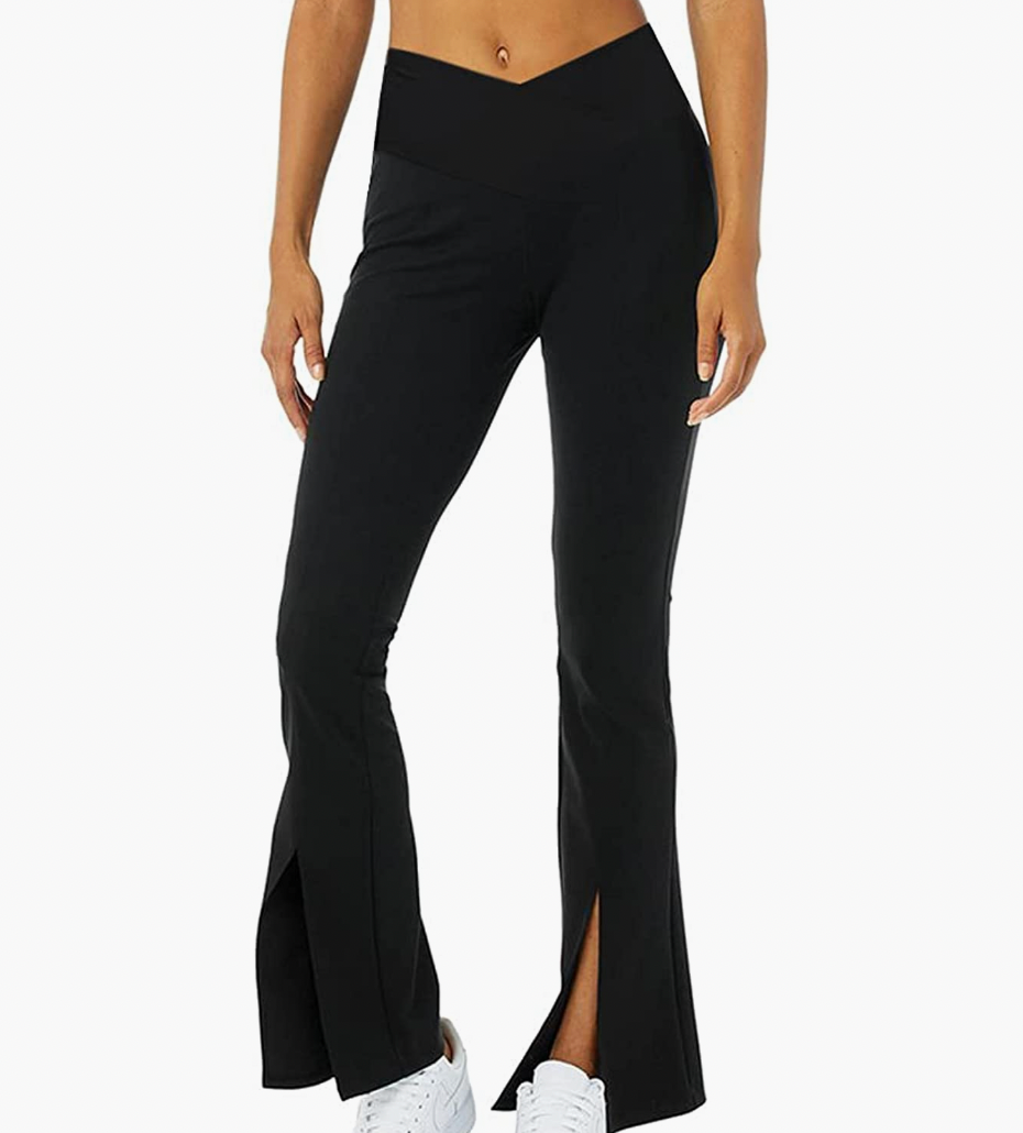 Women's Crossover High Waisted Bootcut Yoga Pants