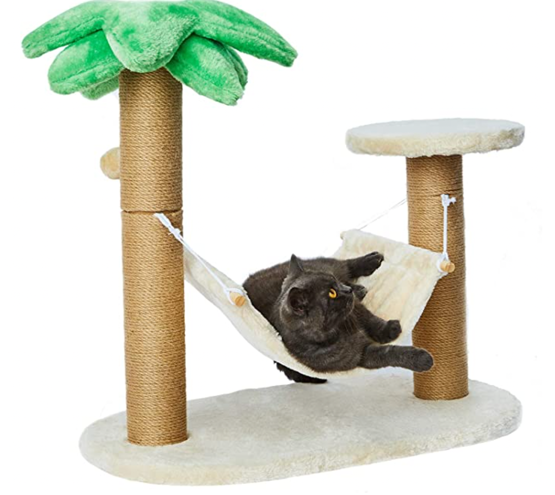 Luckitty Coconut Palm Tree-Cat Scratch Post