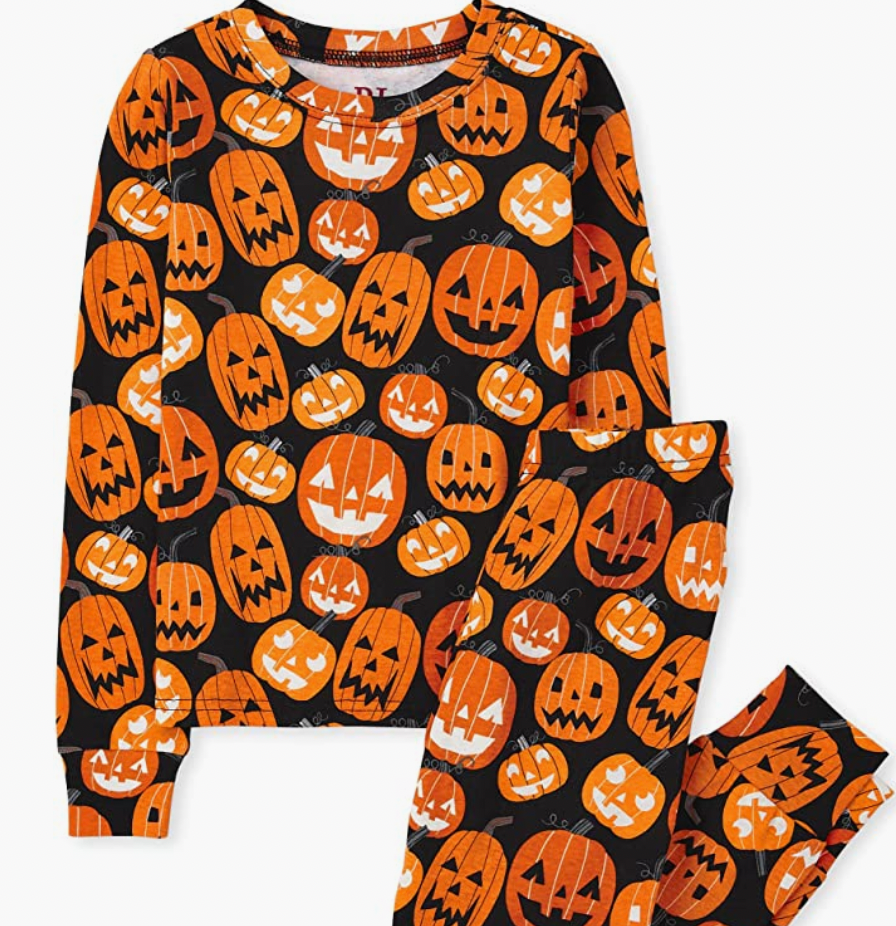 Matching Christmas Holiday Pajamas Sets - Halloween Pumpkin