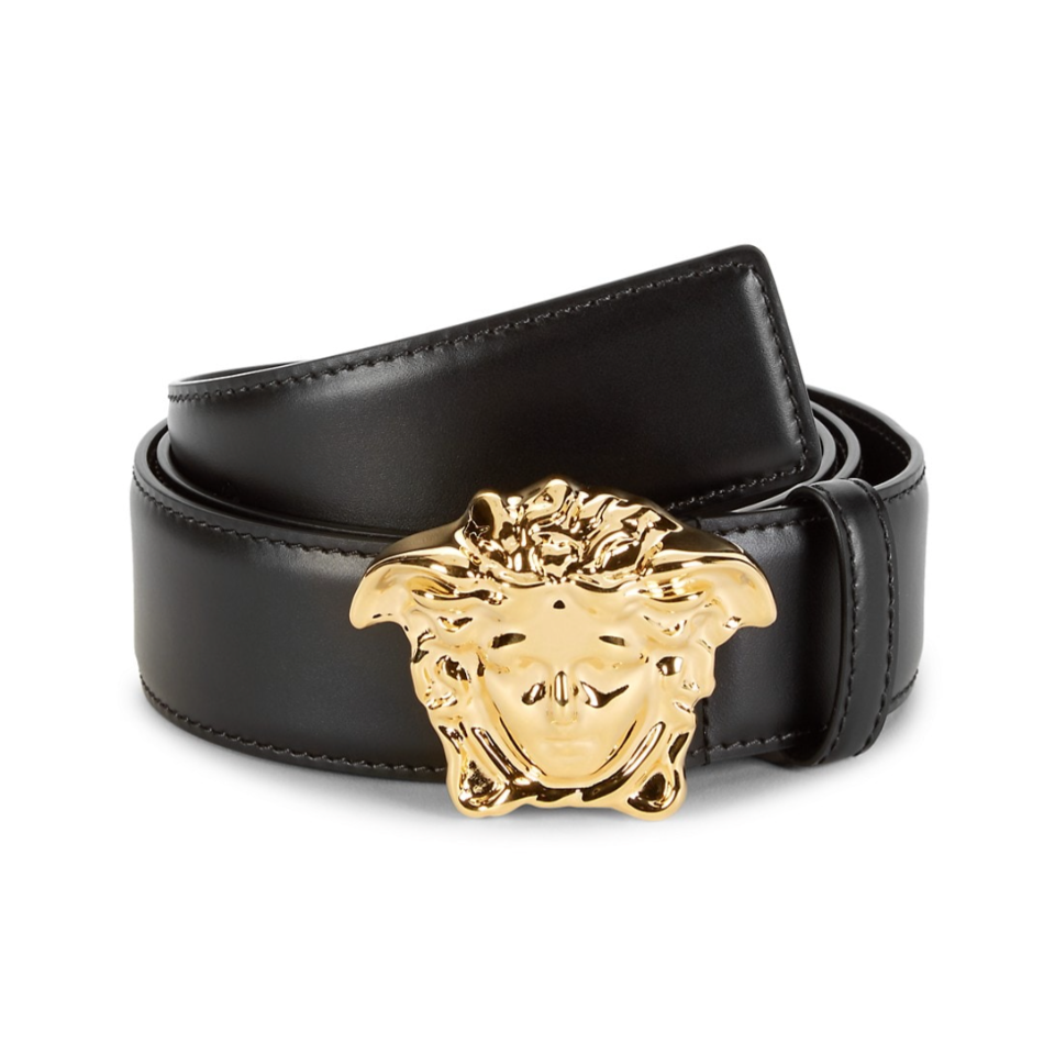 Versace Medusa Leather Belt