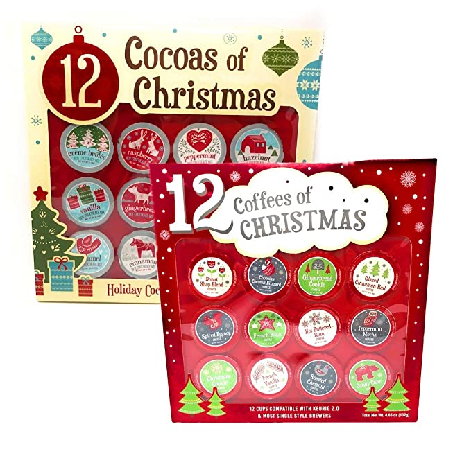 12 Coffees of Christmas and 12 Cocoas of Christmas Gift Set