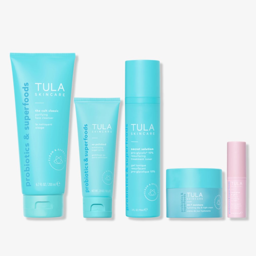 Tula Glow Starts Here Bestselling Skin Essentials Kit