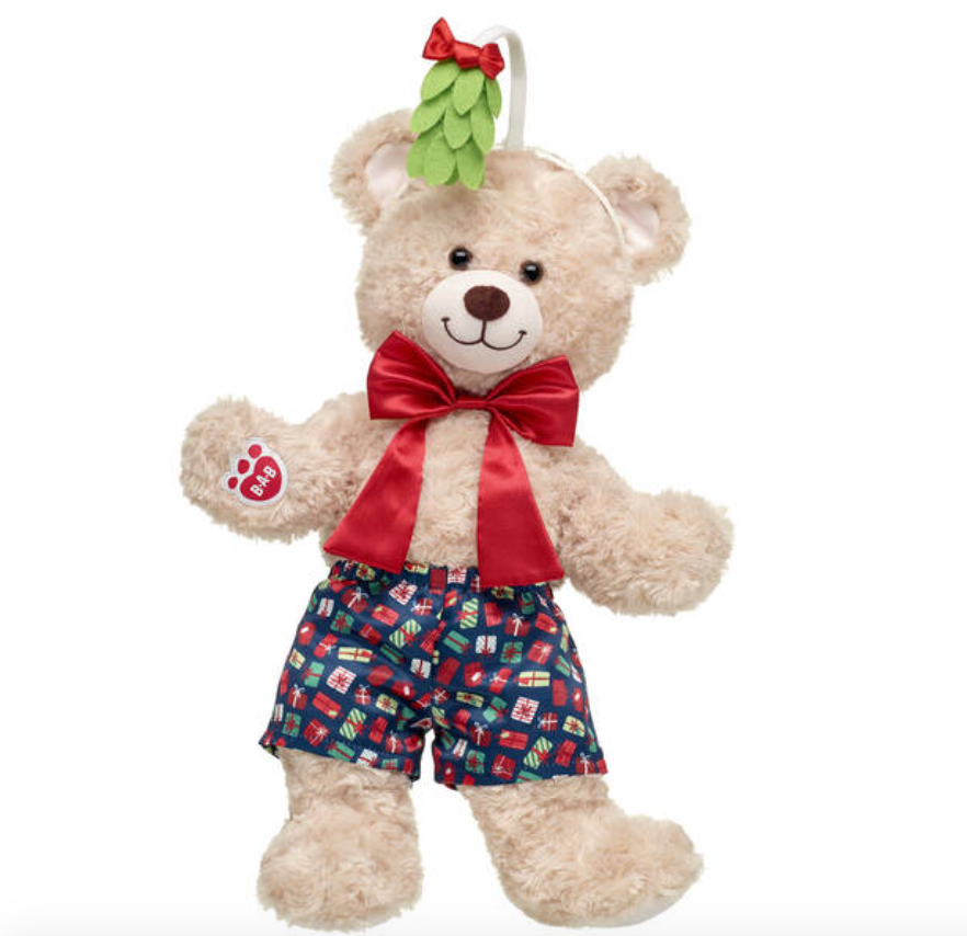 Happy Hugs Teddy Holiday Presents Boxers Gift Set