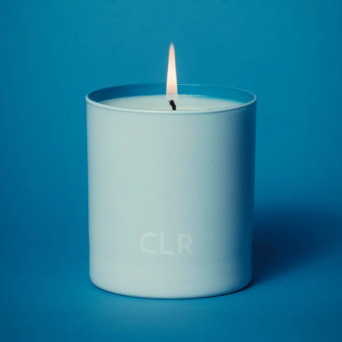CLR Blue Scented Candle