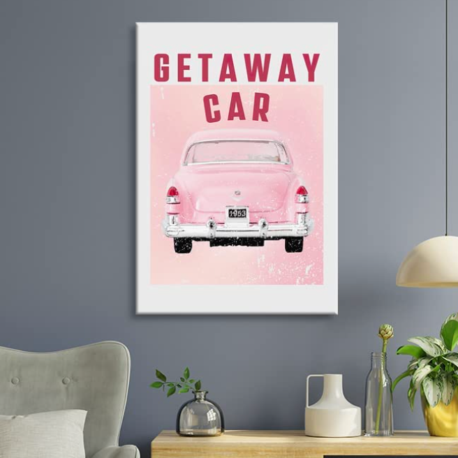 Getaway Car Wall Poster
