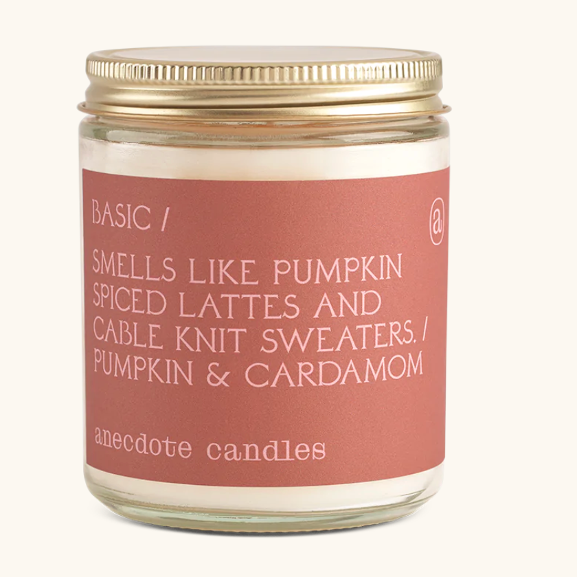 Anecdote Candles Basic: Pumpkin & Cardamom