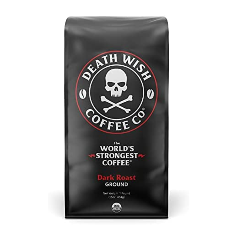 DEATH WISH COFFEE Ground Coffee Dark Roast 