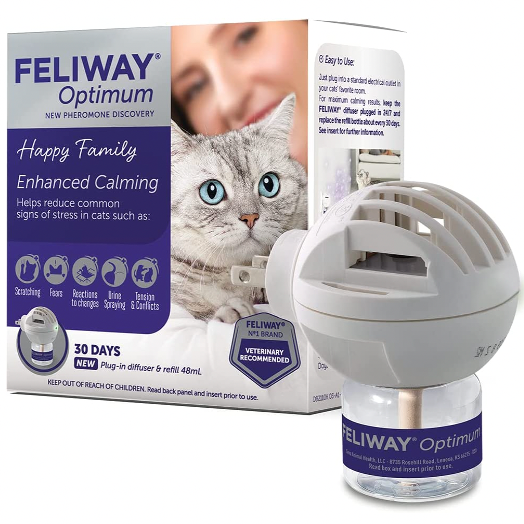  FELIWAY Optimum Cat, Enhanced Calming Pheromone Diffuser