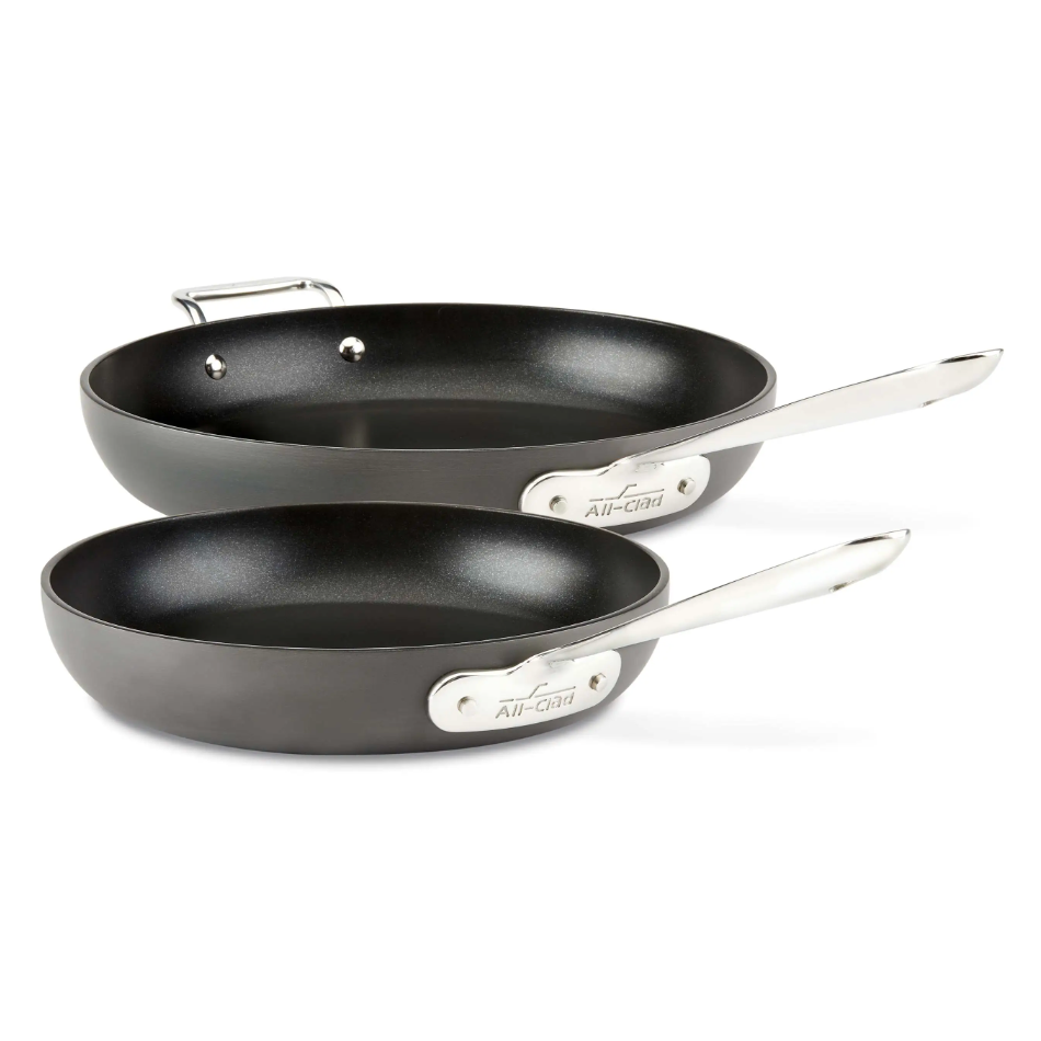 All-Clad Hard Anodized Frying Pan 2-Piece Set