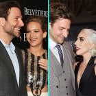 Bradley Cooper with Jennifer Lawrence, Lady Gaga and Zoe Saldana