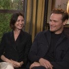 'Outlander' Stars Sam Heughan and Caitriona Balfe React to Jamie's Dance Moves (Exclusive)