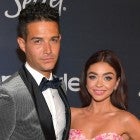 Wells Adams and Sarah Hyland at The 2020 InStyle And Warner Bros. 77th Annual Golden Globe Awards Post-Party 