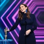 In this image released on November 15, Mandy Moore, The Drama TV Star of 2020, accepts the award onstage for the 2020 E! People's Choice Awards held at the Barker Hangar in Santa Monica, California and on broadcast on Sunday, November 15, 2020.