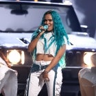 In this image released on May 23, Karol G performs on stage for the 2021 Billboard Music Awards, broadcast on May 23, 2021 at Microsoft Theater in Los Angeles, California. 