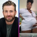 Lizzo Fakes Pregnant Belly After Seeing What Her Children With Chris Evans Would Look Like
