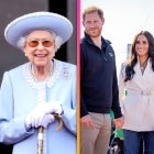 Prince Harry and Meghan Markle Make Platinum Jubilee Appearance With Queen Elizabeth