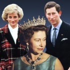 Princess Diana, Queen Elizabeth II and Prince Charles