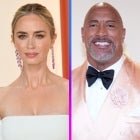 Emily Blunt and Dwayne Johnson