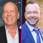 Donnie Wahlberg and Bruce Willis 