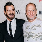 Justin Theroux and Woody Harrelson