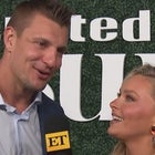 Rob Gronkowski on His PDA With Girlfriend Camille Kostek on ‘Sports Illustrated’ Carpet (Exclusive) 