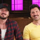 Val and Maksim Chmerkovskiy React to Julianne Hough as New 'DWTS' Co-Host (Exclusive) 