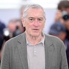 US actor Robert de Niro poses during a photocall for the film Killers of the Flower Moon at the 76th edition of the Cannes Film Festival at Palais des Festivals in Cannes, France on May 21, 2023.