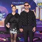 Jessica Biel and Justin Timberlake attend a special screening of Universal Pictures' "Trolls: Band Together" at TCL Chinese Theatre on November 15, 2023 in Hollywood, California. 