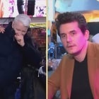Anderson Cooper Loses It on Live TV During John Mayer's Unexpected Cat Cafe Cameo 