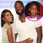 Gabrielle Union and Dwyane Wade and Kaavia