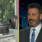 Jimmy Kimmel Faces Off With a Hawk Hours After Son's Open Heart Surgery 