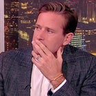 Armie Hammer Breaks Down Crying While Confronted About Cannibalism Allegations