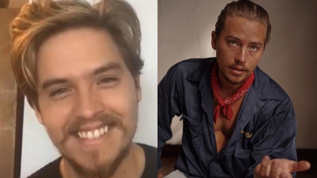 Dylan Sprouse Says Brother Cole Sprouse Is the Evil Twin in Intense Mustache Competition (Exclusive)