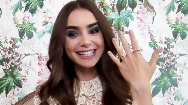 Lily Collins Shows Off Her New Engagement Ring and Shares Family's Reaction (Exclusive)