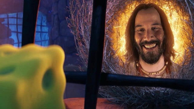 Keanu Reeves Is SpongeBob's Spirit Guide in Exclusive 'Sponge on the Run' Clip