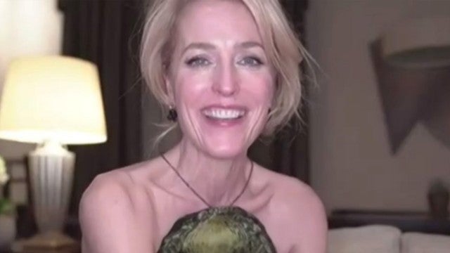 Golden Globes 2021: Gillian Anderson | Full Backstage Interview 
