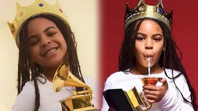 Blue Ivy Celebrates Her GRAMMY Win by Turning the Award Into a Sippy Cup!