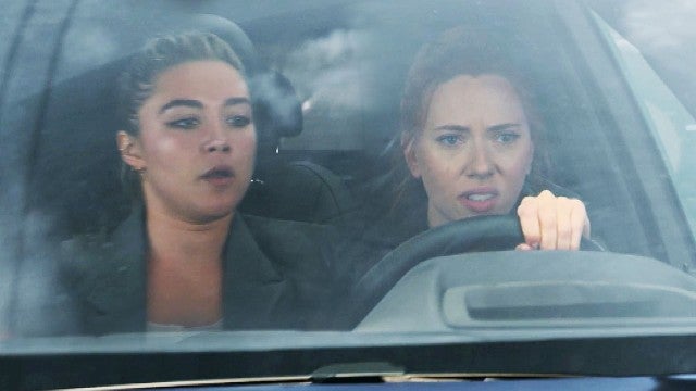 ‘Black Widow’: Scarlett Johansson and Florence Pugh Get in Intense Car Chase