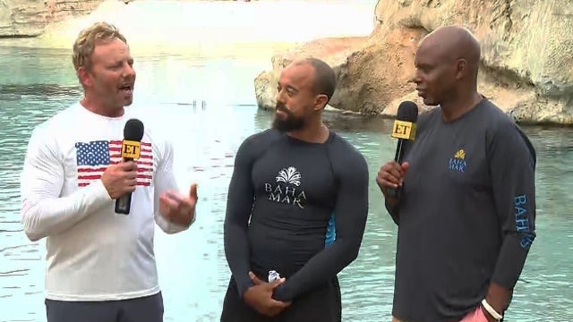 Watch Ian Ziering and ET’s Kevin Frazier Go Inside a Shark Sanctuary