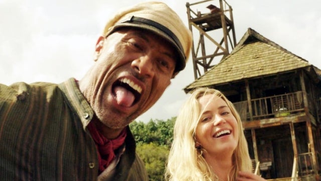 Emily Blunt Calls 'Jungle Cruise' Co-Star Dwayne Johnson Her 'Most Enormous Buddy' (Exclusive)