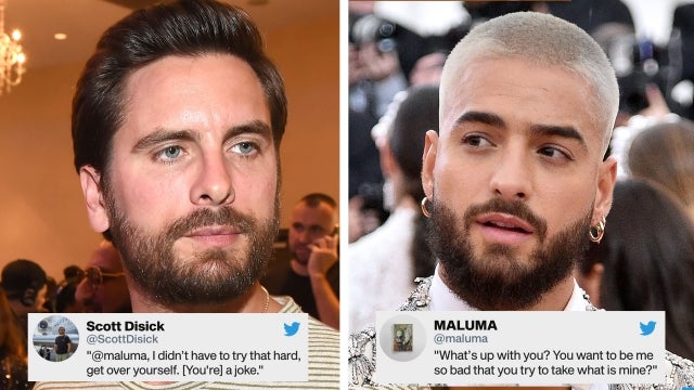 Maluma and Scott Disick Feuding on Twitter Confuses Fans