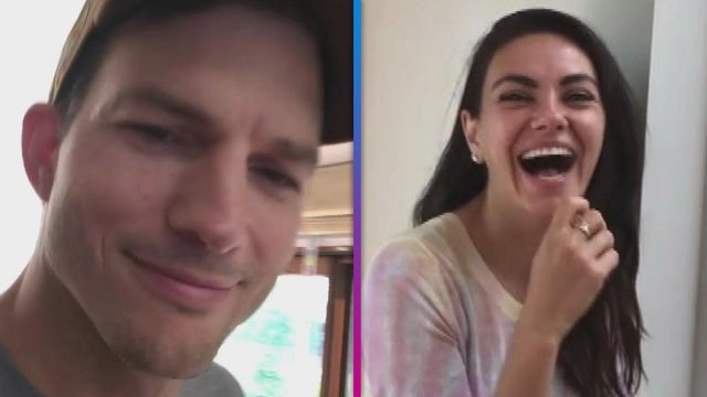 Mila Kunis Hilariously Reacts to Husband Ashton Kutcher's Pop Culture Pop Quiz