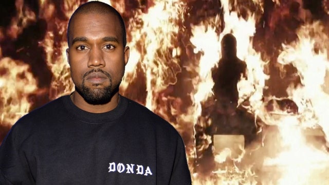 Kanye West Lights Himself On Fire at ‘Donda’ Listening Party