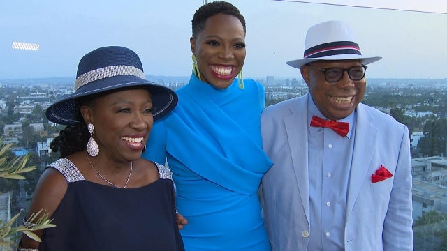 Yvonne Orji Brings Her Parents to the 'Vacation Friends' Premiere (Exclusive)